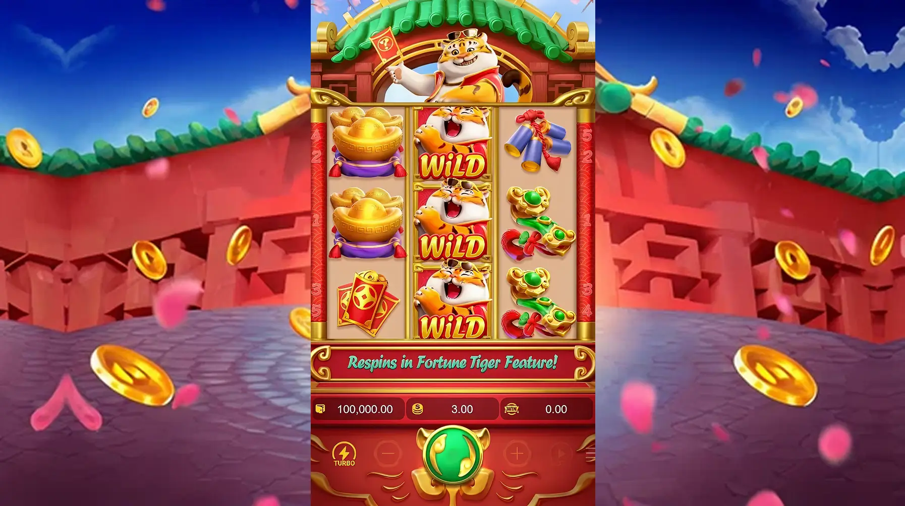 Fortune Tiger versão mobile otimizada para smartphones Android e iOS
